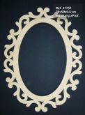 Moldura espelho oval GG